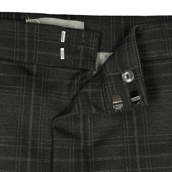 Wit & Wisdom Plaid Career Dress Pants Women's Size 16 Gray Business Casual - Picture 6 of 10